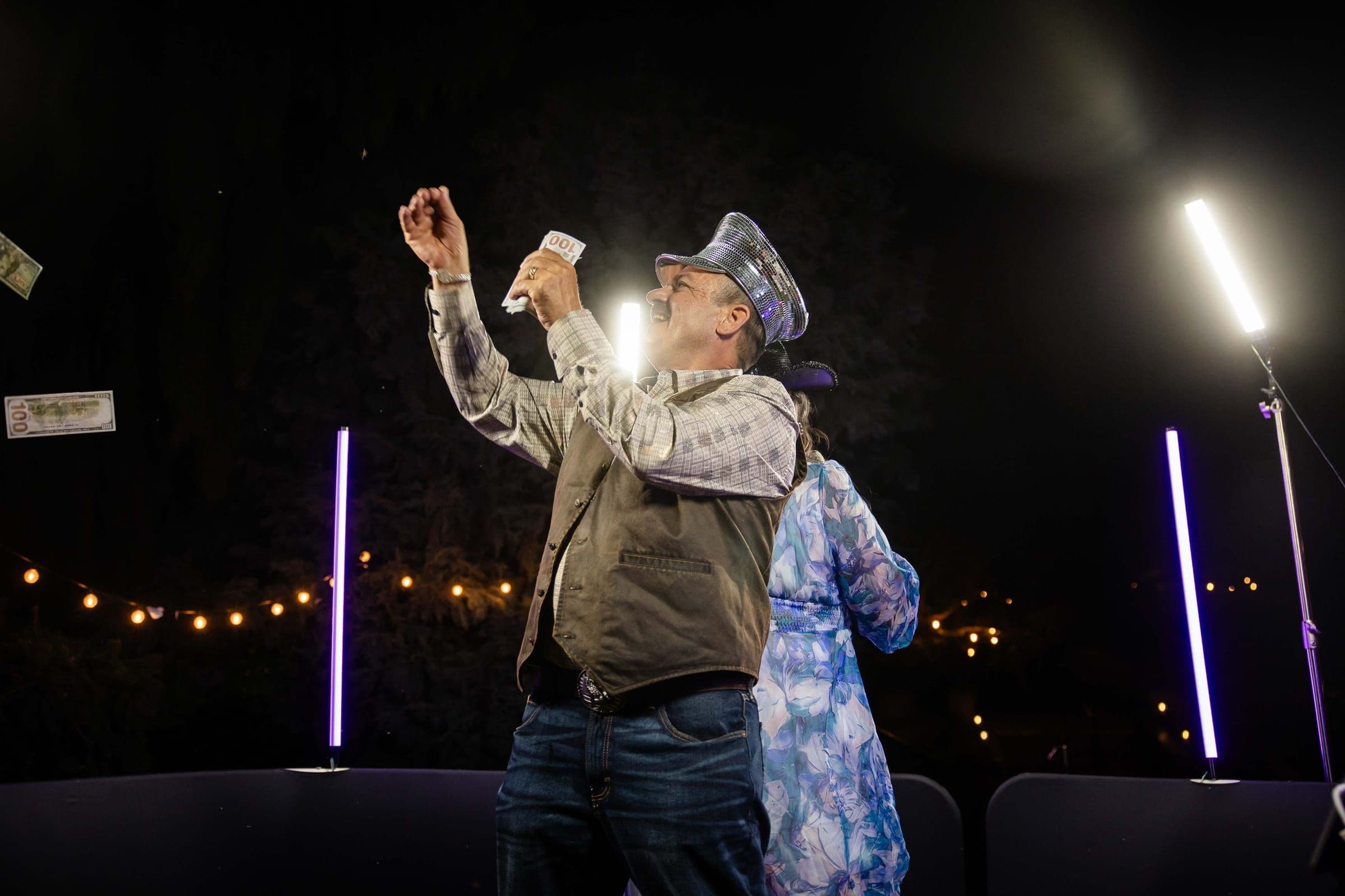 Event guests enjoying 360 video booth experience Yakima