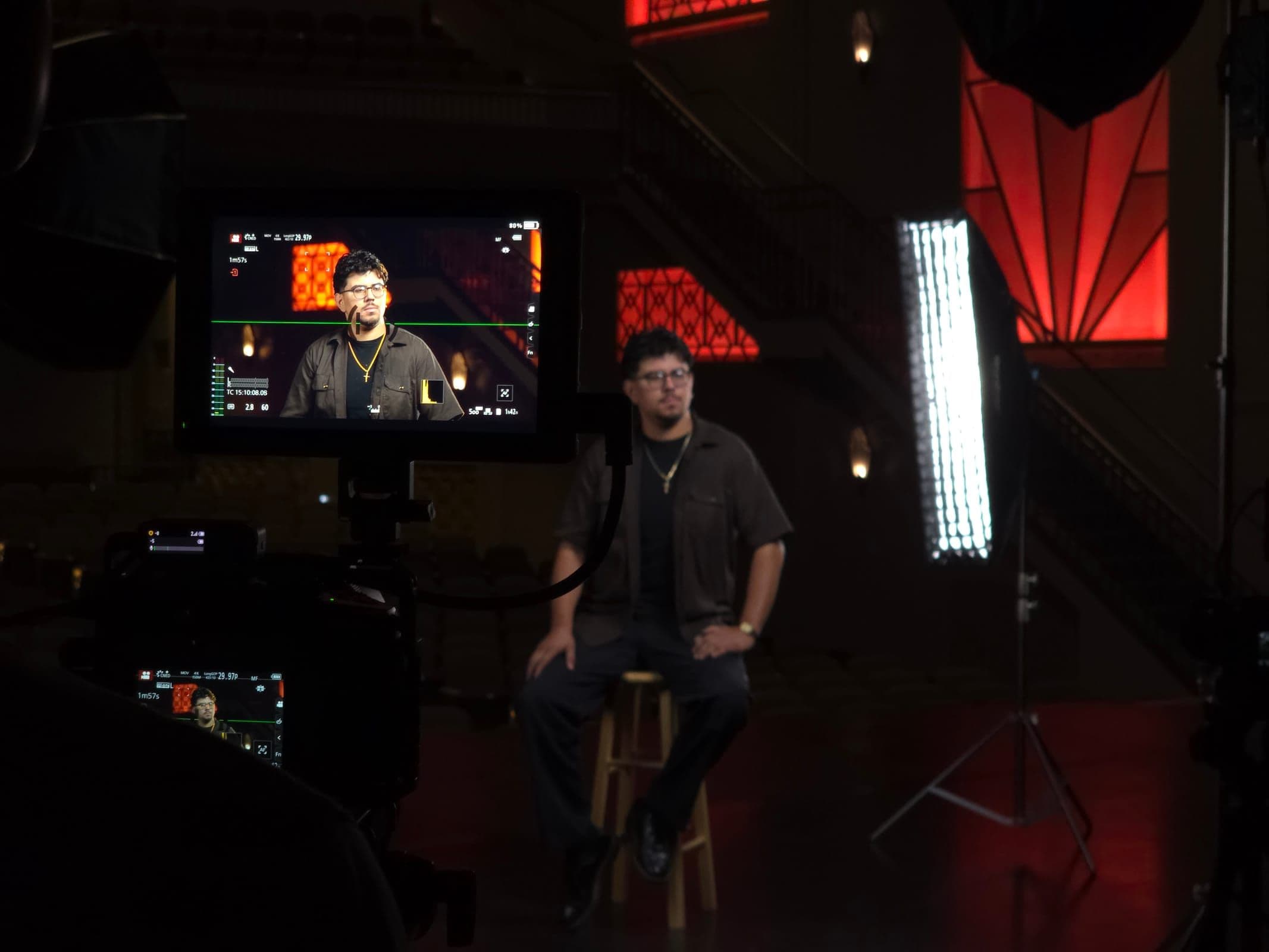 Behind the scenes commercial video production by New Diamond Productions